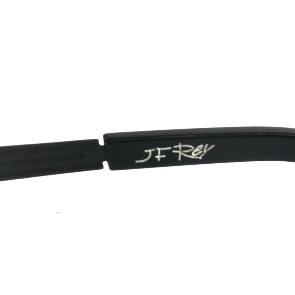 J.F. Rey Eyeglasses Frames JF2551 ST 0000 Black Asymetric Crystals 52-18-134